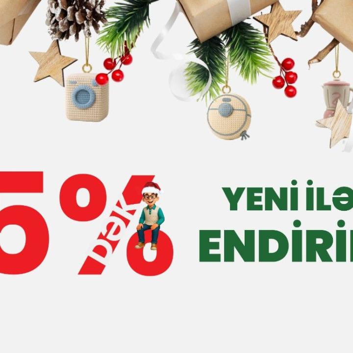 Yeni ilə özəl 75%-dək endirimlər başladı!