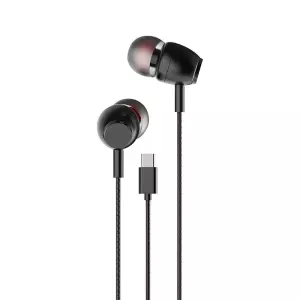 Наушники EUROACS EU-H157 TYPE-C Black