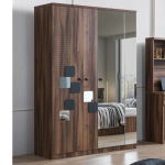 Paltar dolabı Lotos 3 qapı gənc Ceviz